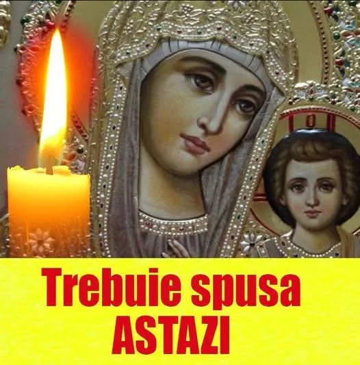 Rugaciune puternica de Buna Vestire