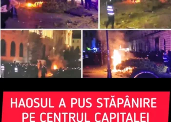 Violenţe fără precedent în centrul Capitalei după decizia BEC de invalidare a candidaturii lui Călin Georgescu.