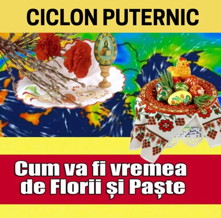 Vremea de Paște 2025: Ninsori neașteptate la munte și temperaturi atipice pentru primăvară