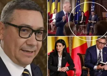 Victor Ponta, surprins facând un gest incredibil în timpul unei dezbateri electorale la Palatul Cotroceni