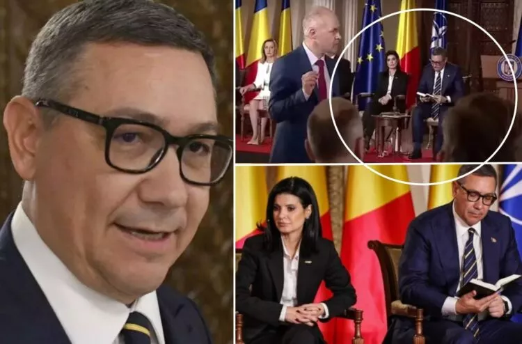 Victor Ponta, surprins facând un gest incredibil în timpul unei dezbateri electorale la Palatul Cotroceni