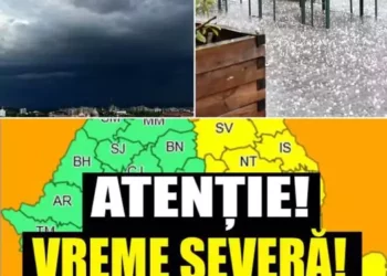 Cod galben de furtuni în peste jumătate din țară. Avertizare ANM: ploi torențiale, grindină și vijelii