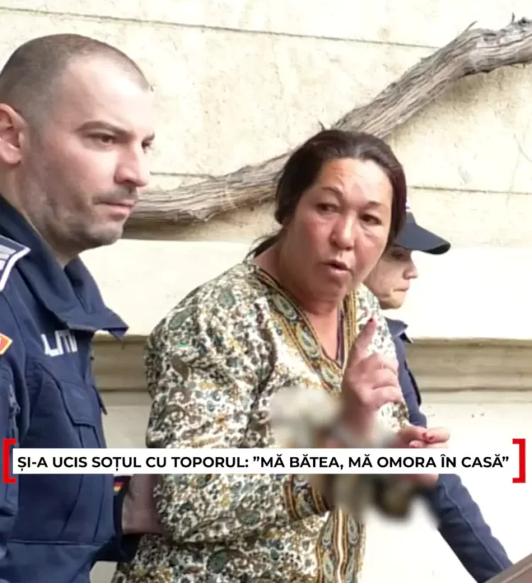 Crimă în noaptea de Paște: O femeie și-a ucis soțul cu o secure și susține că a fost în legitimă apărare