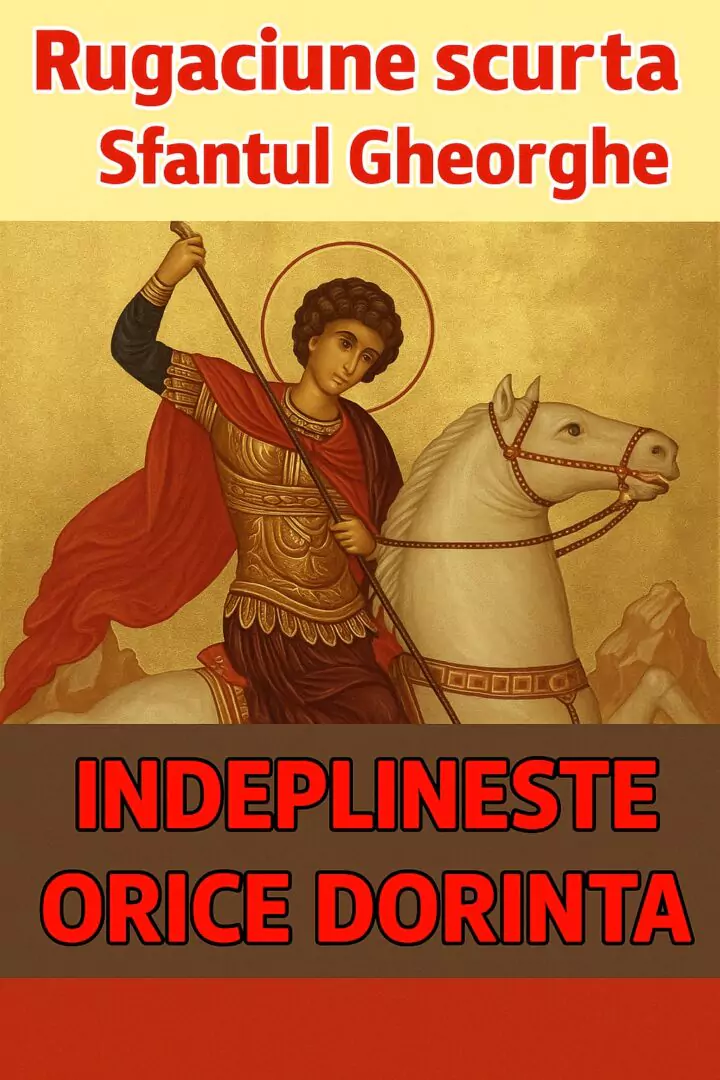 Rugăciune către Sfântul Gheorghe – sprijin în clipe grele și călăuză la răscruce de drumuri