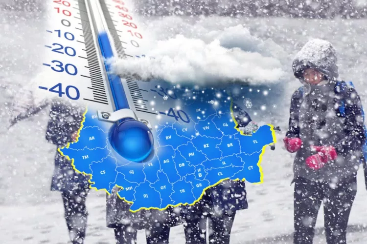 Iarna revine în forță: România, lovită de un val de frig în prima săptămână din aprilie