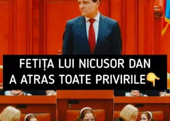 Aheea, fiica de 10 ani a președintelui Nicușor Dan, a furat privirile la ceremonia de învestire: gesturi copilărești într-un decor solemn