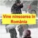 Val de aer polar în România: ninsori, brumă și vânt puternic. Ce zone vor fi cele mai afectate
