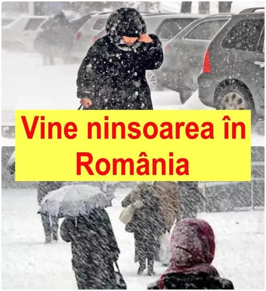 Val de aer polar în România: ninsori, brumă și vânt puternic. Ce zone vor fi cele mai afectate
