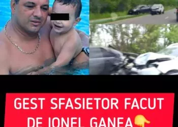 Ionel Ganea, în lacrimi: fiul lui de 2 ani este în stare gravă după un accident rutier. Familia trece prin momente dramatice