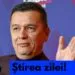Sorin Grindeanu: „PSD rămâne un partid cu legitimitate. Nu vom accepta tăieri de venituri sau investiții”