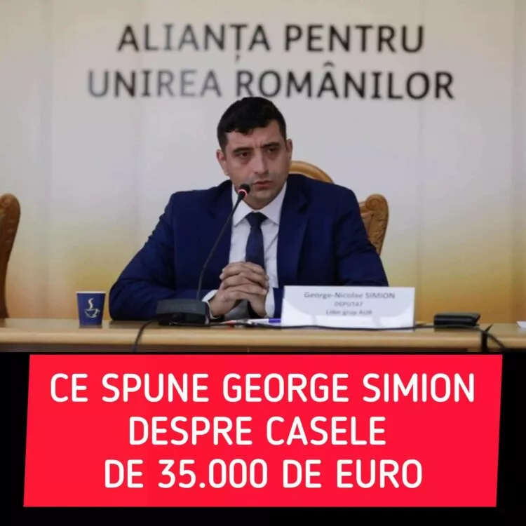 George Simion recunoaște că „casele la 35.000 de euro” au fost o strategie de promovare, dar susține că proiectul este fezabil