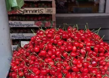 Cât costă acum cireșele în Piața Gorjului din București. Prețul s-a înjumătățit față de săptămâna trecută!