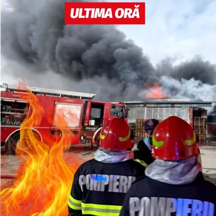Incendiu puternic în Sectorul 6, București: depozit și service auto în flăcări, mesaj RO-Alert emis