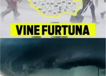 Alertă meteo în România: Cod portocaliu de furtuni în 14 județe. Vânturi de peste 110 km/h și ploi torențiale în următoarele 48 de ore