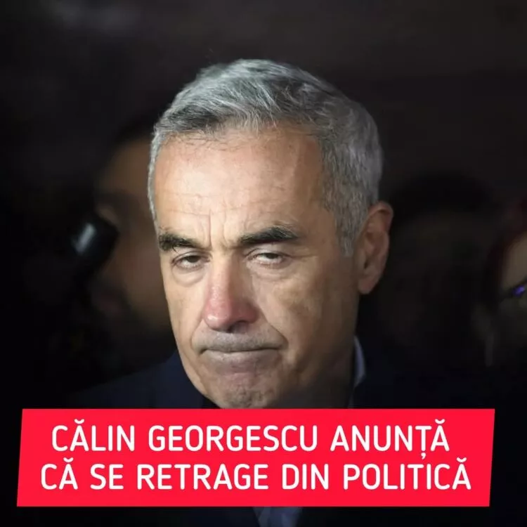 Călin Georgescu se retrage definitiv din viața politică: „Nu voi mai avea niciun rol public”