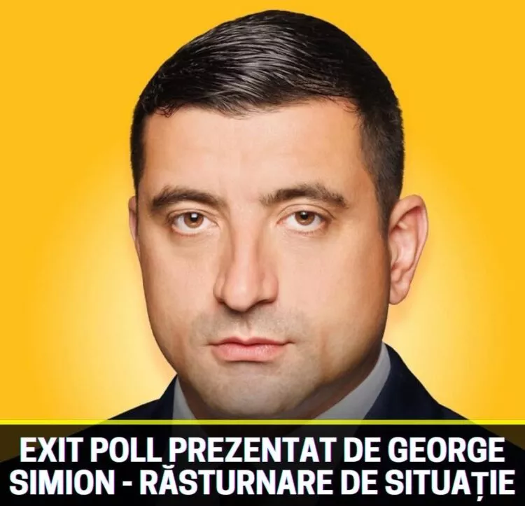 George Simion revendică victoria în turul al doilea al alegerilor prezidențiale, în ciuda estimărilor exit-poll