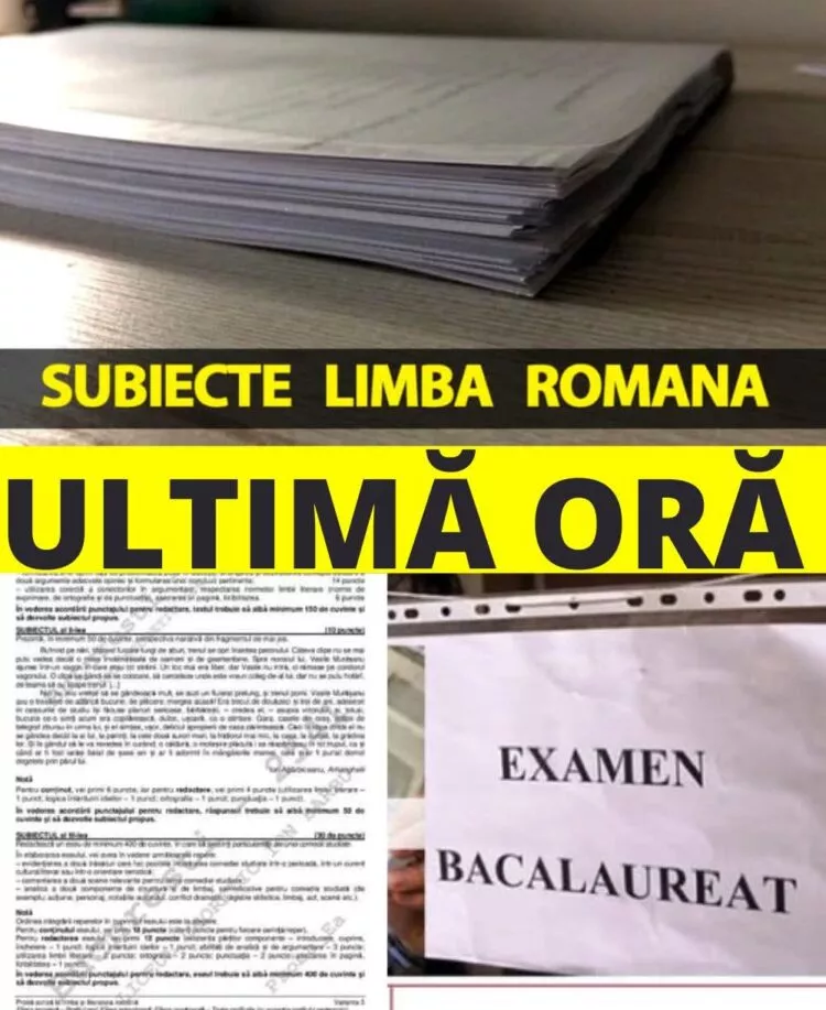 Subiecte Română Bac 2025 – Ce au avut de rezolvat elevii de la profil real, tehnologic, umanist și pedagogic la prima probă scrisă