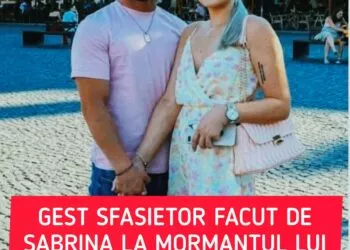 Sabrina Imbrea, gest emoționant la mormântul lui Andrei Perneș: „Nu te voi uita niciodată”