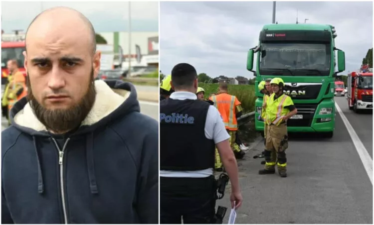 Tragedie în Belgia: Un șofer român de TIR a fost găsit mort în cabină, la o zi după ce a refuzat ajutorul