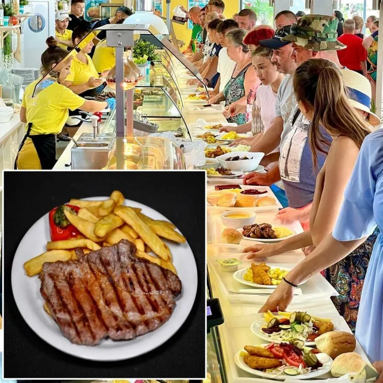 Cât costă o porție de ceafă cu cartofi prăjiți în Mamaia: prețurile de autoservire ajung la niveluri gourmet
