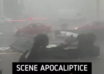 Furtună devastatoare în Sinaia: acoperișuri smulse, copaci doborâți și pagube uriașe