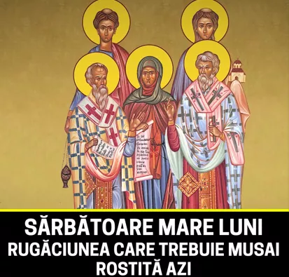 Sărbătoare importantă pe 28 iulie 2025: Sfinții Prohor, Nicanor, Timon și Parmena. Rugăciunea care trebuie rostită azi pentru sănătate și iertare