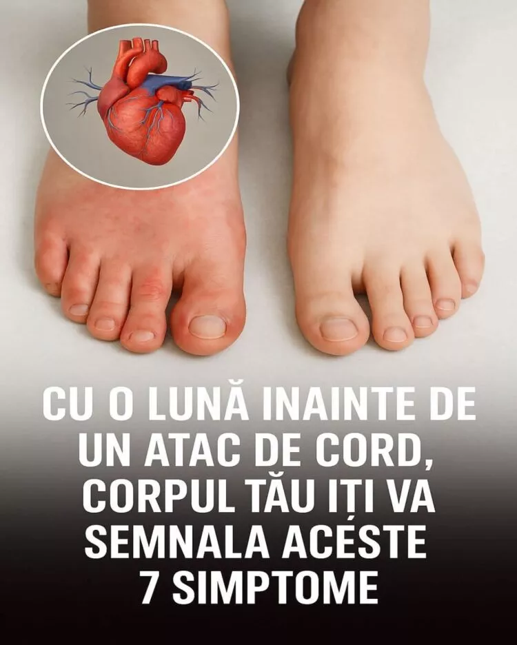7 semne pe care corpul tău ți le poate trimite cu o lună înainte de un atac de cord