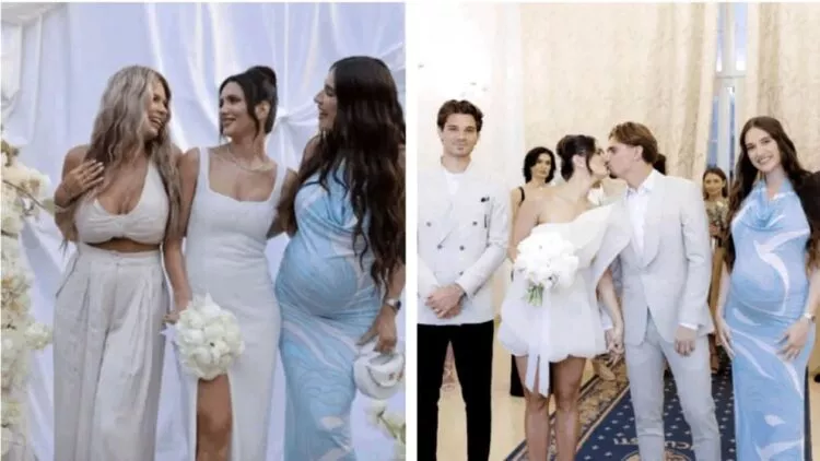 Elena Hagi, apariție spectaculoasă la cununia lui Răzvan Marin. Rochie de designer în ediție limitată, în valoare de aproape 1.400 de euro