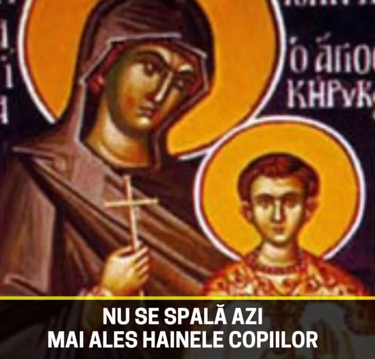 16 iulie – Zi de Cruce Neagră în calendarul ortodox: Sfinții Chiric și Iulita. De ce nu se spală haine, mai ales ale copiilor