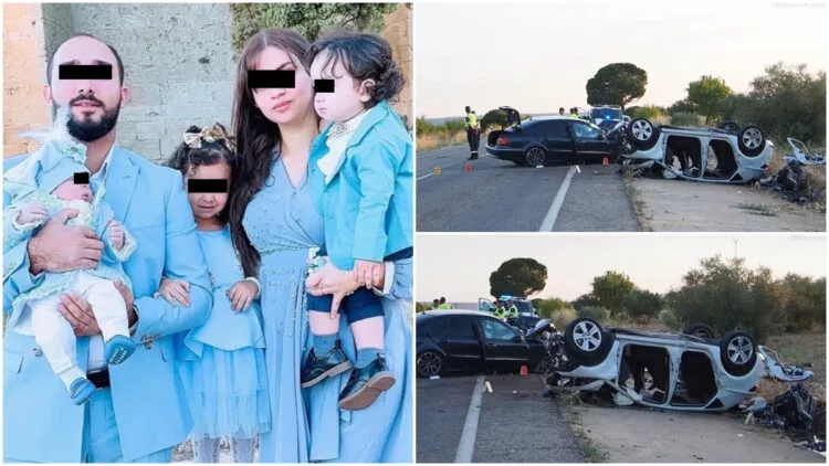 Tragedie fără margini pentru o familie de români din Spania: și-au pierdut cei trei copii într-un accident cumplit