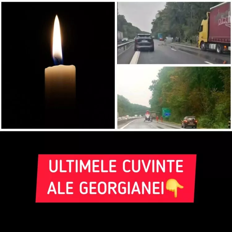 Tragedie pe A1: doi adolescenți de 13 și 15 ani s-au aruncat îmbrățișați în fața unui TIR
