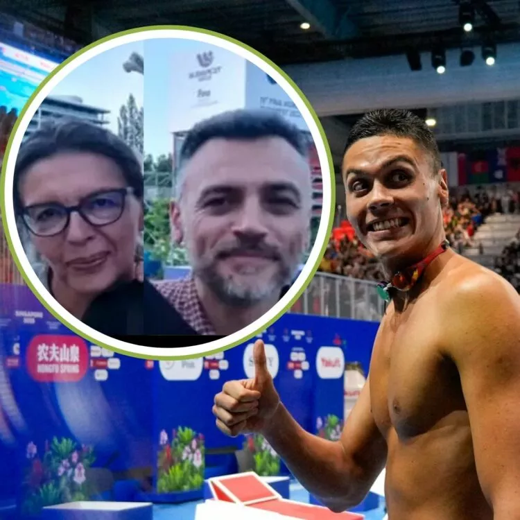 Cine sunt părinții lui David Popovici și cum l-au ajutat să ajungă campion mondial