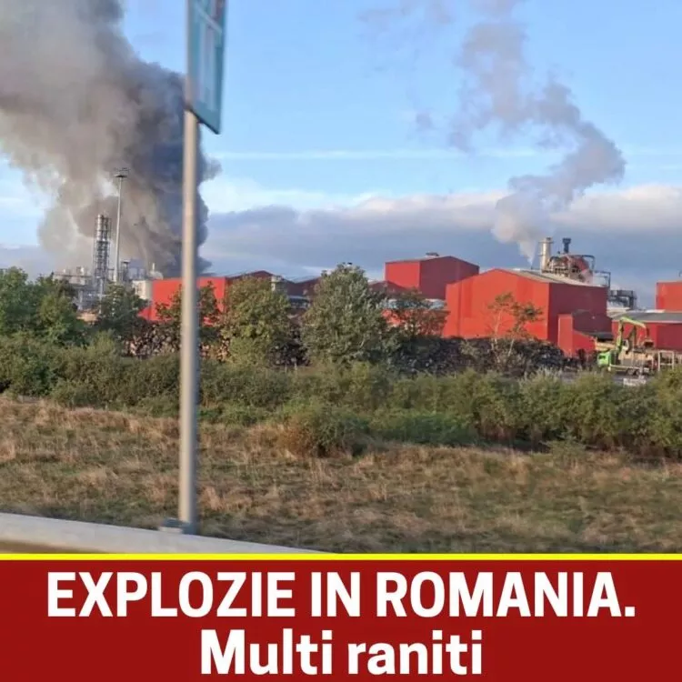 Incendiu puternic la o fabrica – explozii, fum gros și victime transportate la spitale