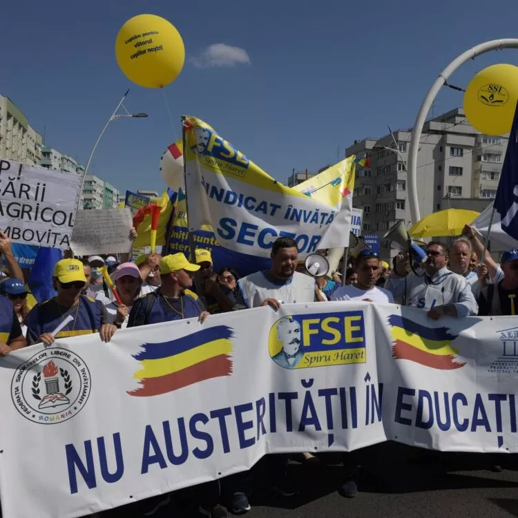 Proteste în Educație: Profesorii amenință cu grevă generală după discuțiile cu președintele Nicușor Dan