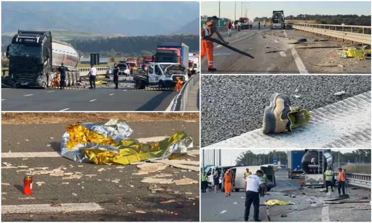 Tragedie pe A1 la Sibiu: Trei Muncitori Au Murit După Ce Au Fost Loviți de o Cisternă