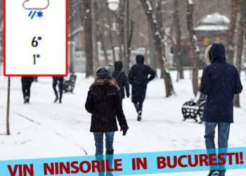 Când ninge prima dată în București, potrivit prognozei Accuweather