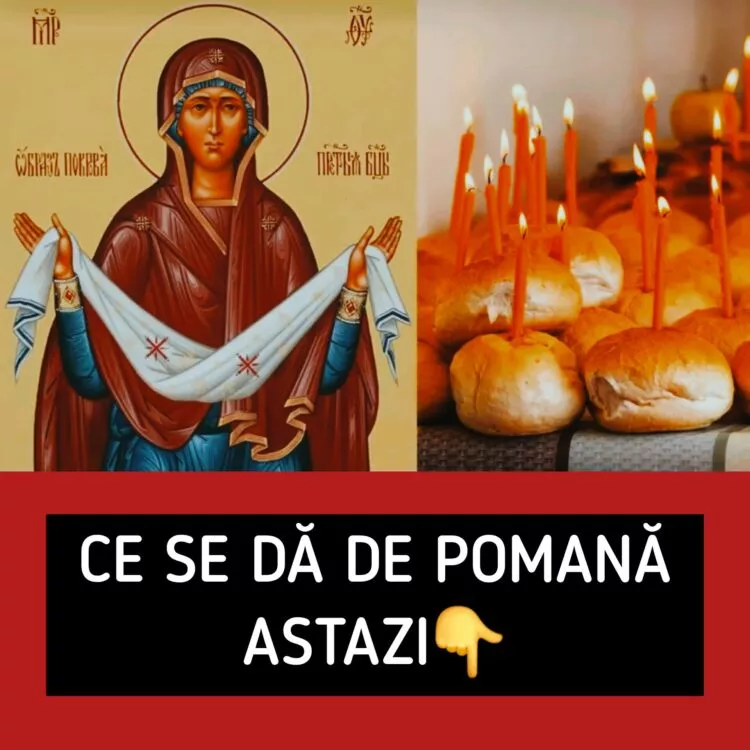 1 octombrie – Acoperământul Maicii Domnului