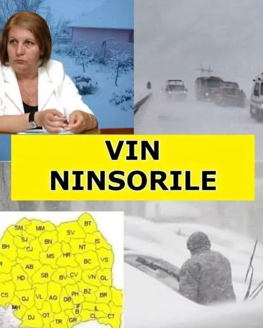 România, sub cod de vreme severă: ploi torențiale, vânt puternic și ninsori timpurii. Iarna își face simțită prezența din primele zile de octombrie