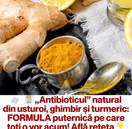 Remediu Natural Anti-Răceală: Rețeta Simpla cu Lămâie, Ghimbir, Turmeric și Usturoi
