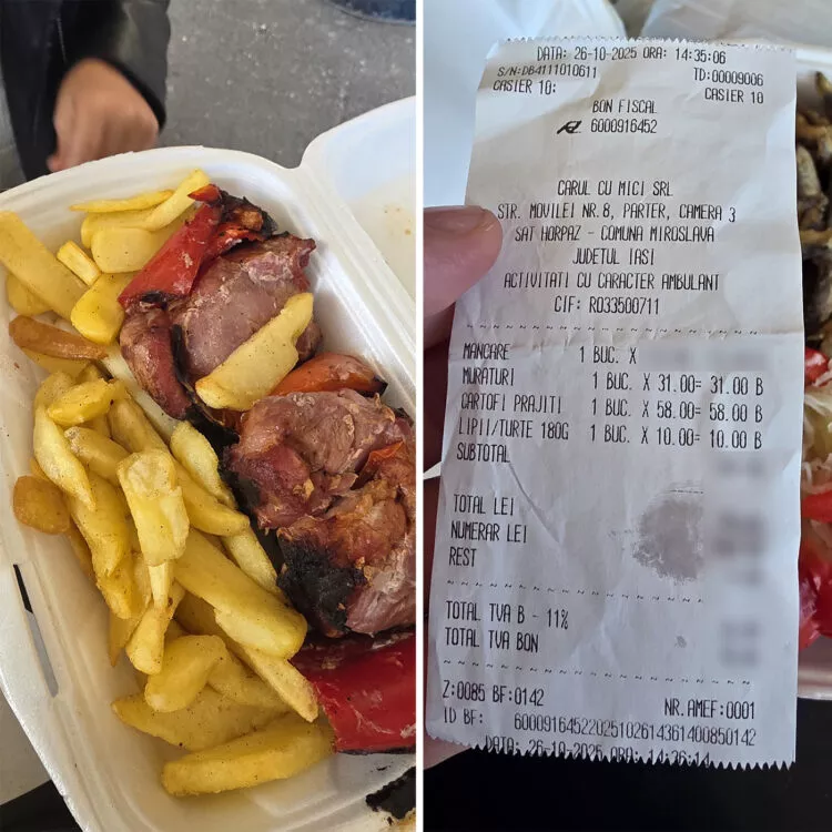 Ieșean revoltat de prețurile uriașe de la „Carul cu mici” din Parcul Expo Copou