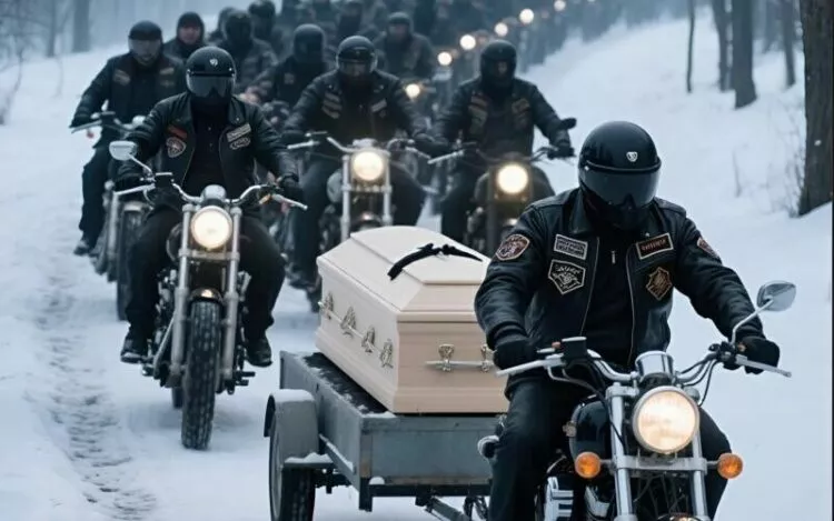 Eroism pe Două Roți: Povestea Șocantă a Motocicliștilor Care Au Sfidat Viscolul pentru un Soldat Căzut