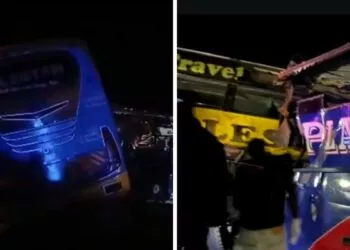 63 de morți într-un accident devastator între două autobuze și un camion