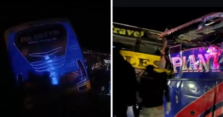 63 de morți într-un accident devastator între două autobuze și un camion