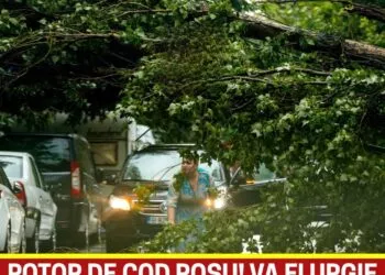 ANM anunță un nou val de vreme severă: ploi torențiale, vânt puternic și ninsori la munte. Avertizări COD GALBEN, PORTOCALIU și ROȘU în mai multe județe