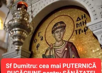 Sfântul Mare Mucenic Dimitrie, Izvorâtorul de Mir – una dintre cele mai mari sărbători ale toamnei