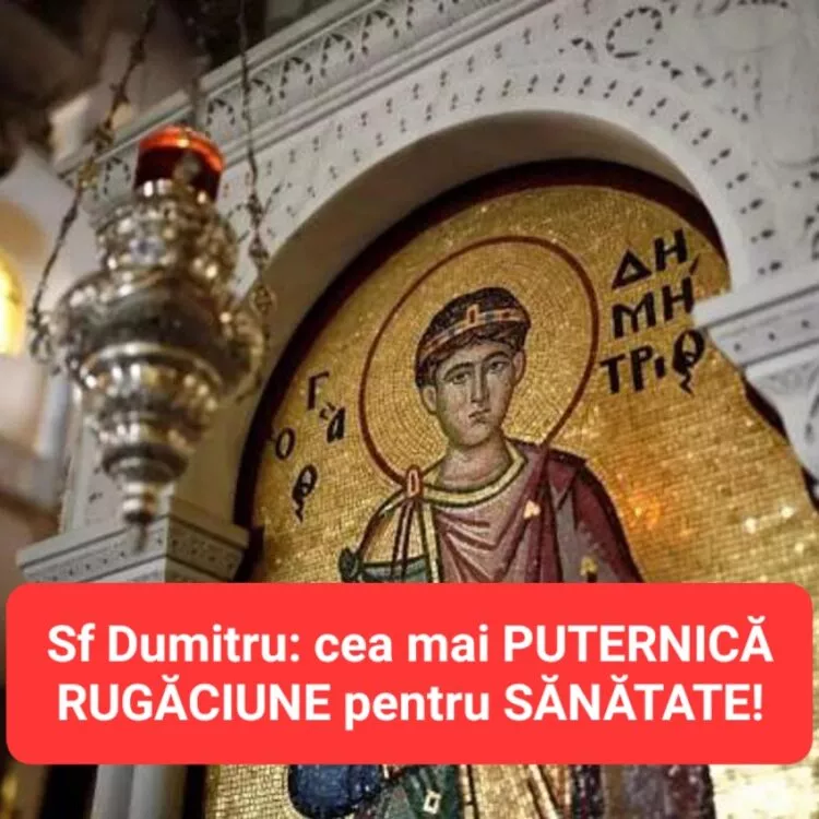 Sfântul Mare Mucenic Dimitrie, Izvorâtorul de Mir – una dintre cele mai mari sărbători ale toamnei