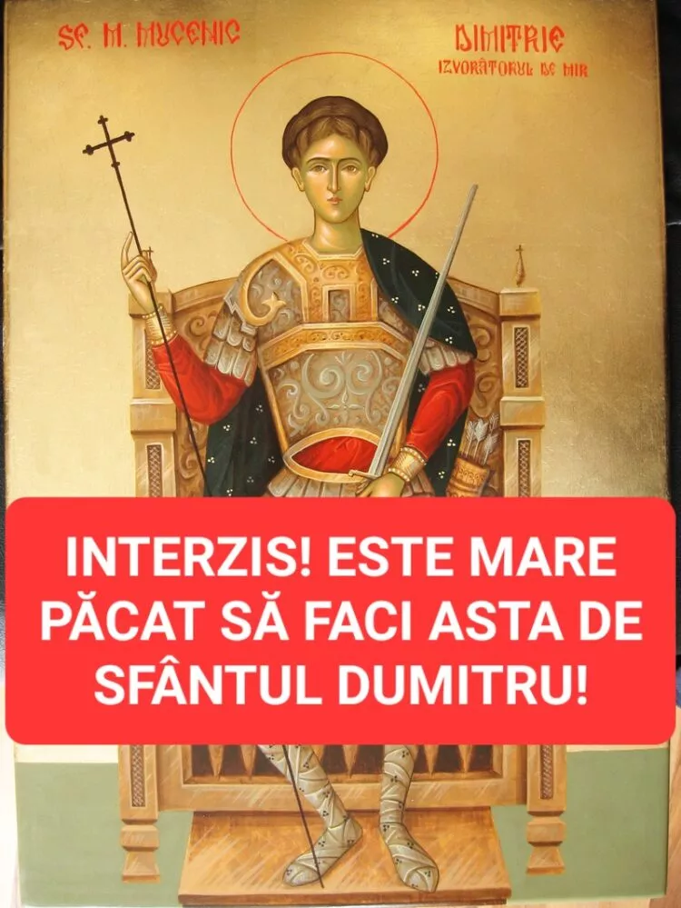 Sfântul Mare Mucenic Dimitrie: Obiceiuri, Interdicții și Semnificația Sărbătorii de Pe 26 Octombrie