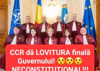 CCR a respins Legea! Guvernul primeste lovitura finala?