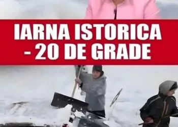 Avertizare ANM: România Intră în Primul Episod de Iarnă Autentică. Ger de -20C, Ninsori și Viscol Extins