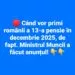 A 13-a pensie va fi virată în decembrie